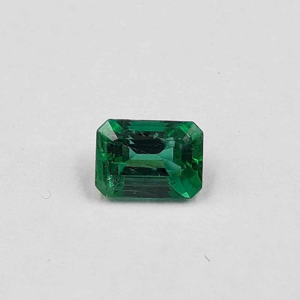 0.36ct Faceted Emerald Octagon Gemstone: Faceted Emerald Octagon For many, emerald is considered to be the symbol of rebirth. It is also believed to represent good fortune, youth, balance, growth, peace, and foresight Size- 5.0 x 3.6 mm, 0.3