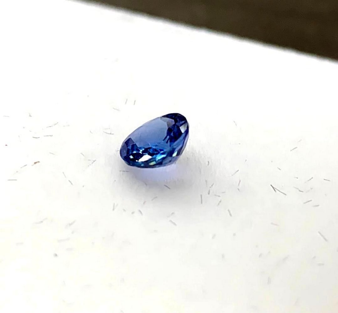 0.65ct Round Faceted Tanzanite Gemstone - 2