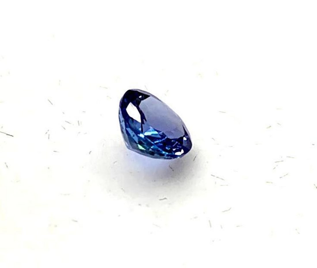 0.65ct Round Faceted Tanzanite Gemstone - 3