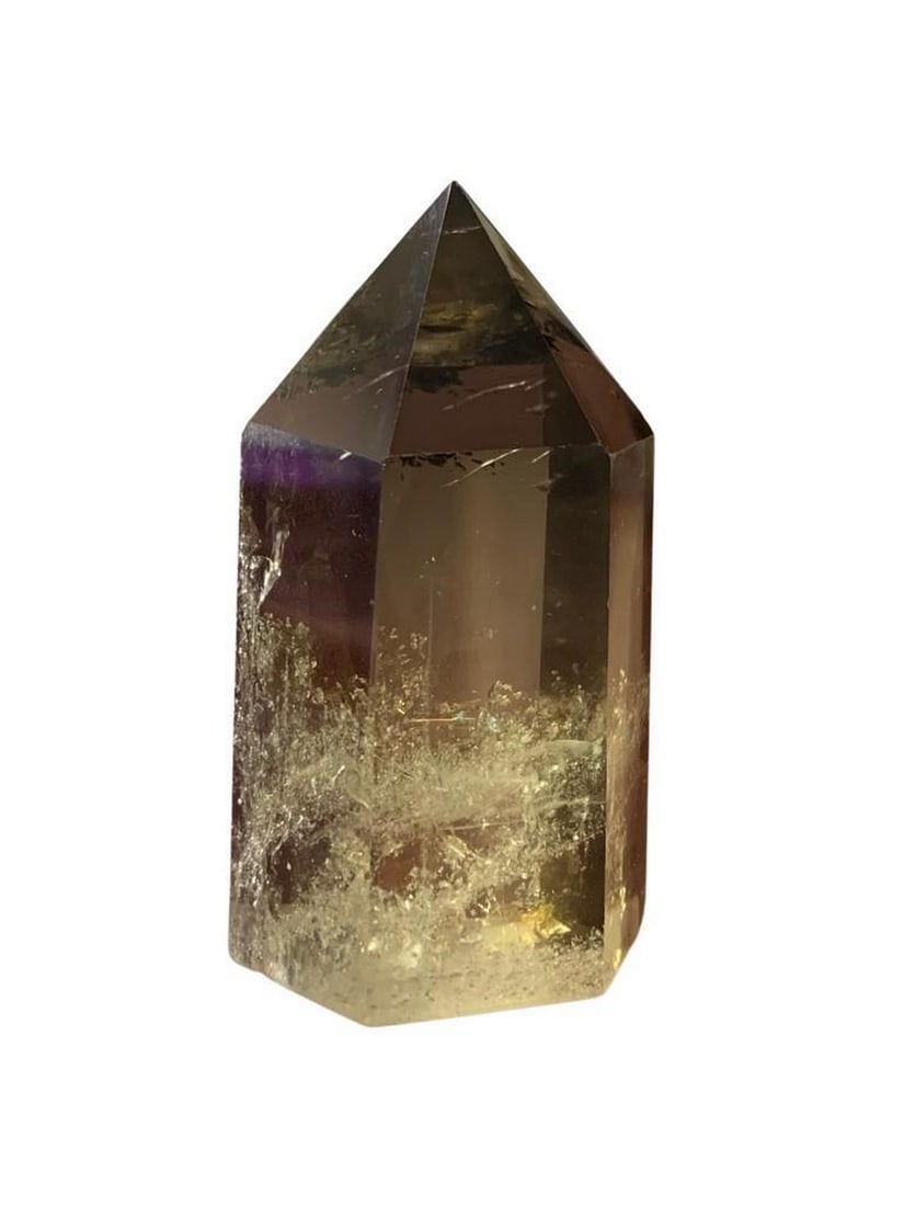 Citrine Hexagonal Amulet Healing Crystal: Citrine Hexagonal Amulet Healing Crystal Citrine is in the mineral class of quartz. It takes its color from the traces of iron in the quartz and can be anything from pale yellow to bright shades of am