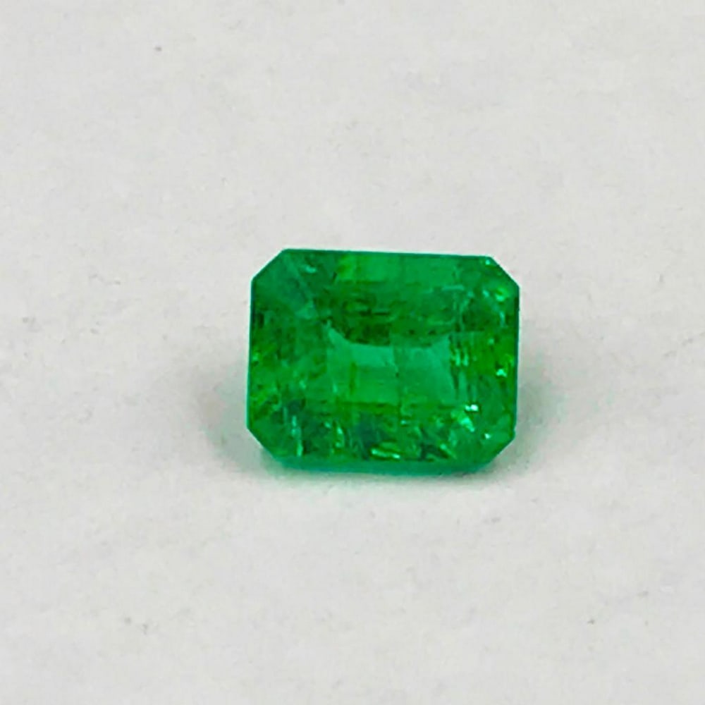 0.44ct Faceted Emerald Octagon Gemstone: Faceted Emerald Octagon For many, emerald is considered to be the symbol of rebirth. It is also believed to represent good fortune, youth, balance, growth, peace, and foresight Size- 5x4 mm, Weight- 0