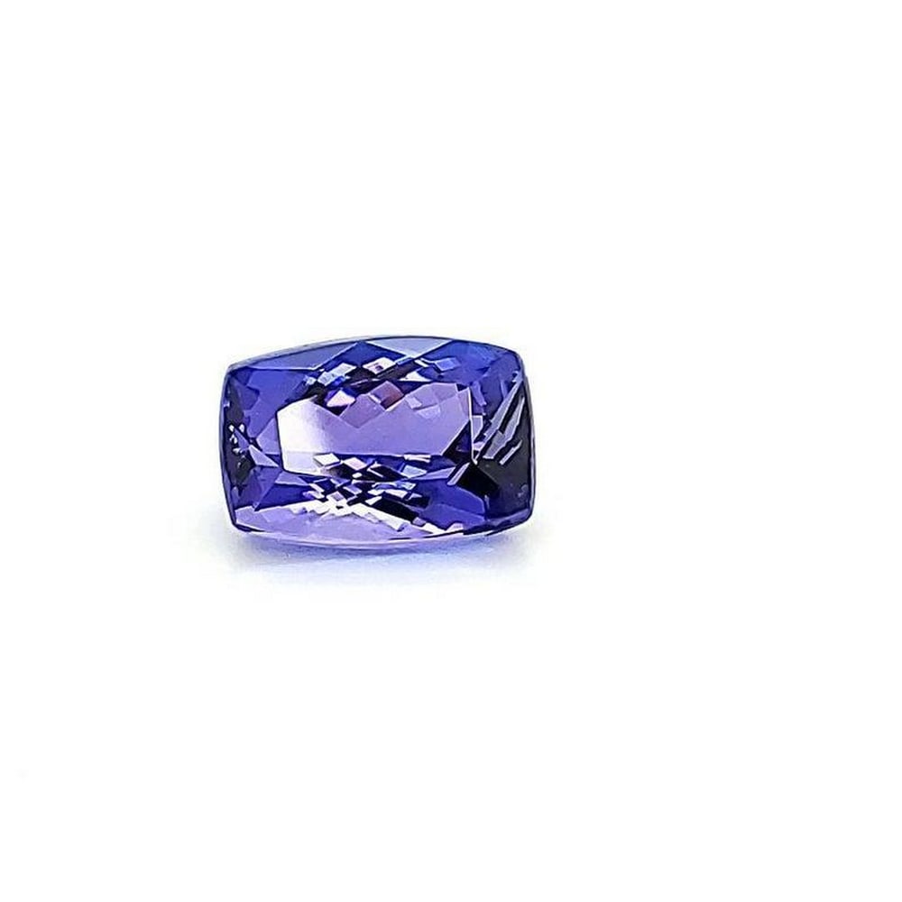 2.60ct V-AAA Cushion Cut Ultra Fine Violet Tanzanite Polished Gem Stone GIA: 2.60ct V-AAA Cushion Cut Ultra Fine Violet Tanzanite Polished Gem Stone For Auction Is A 2.60ct Extra Fine Violet Tanzanite Cushion Cut / Faceted Stone. This Piece Has Excellent Polish & Grade In