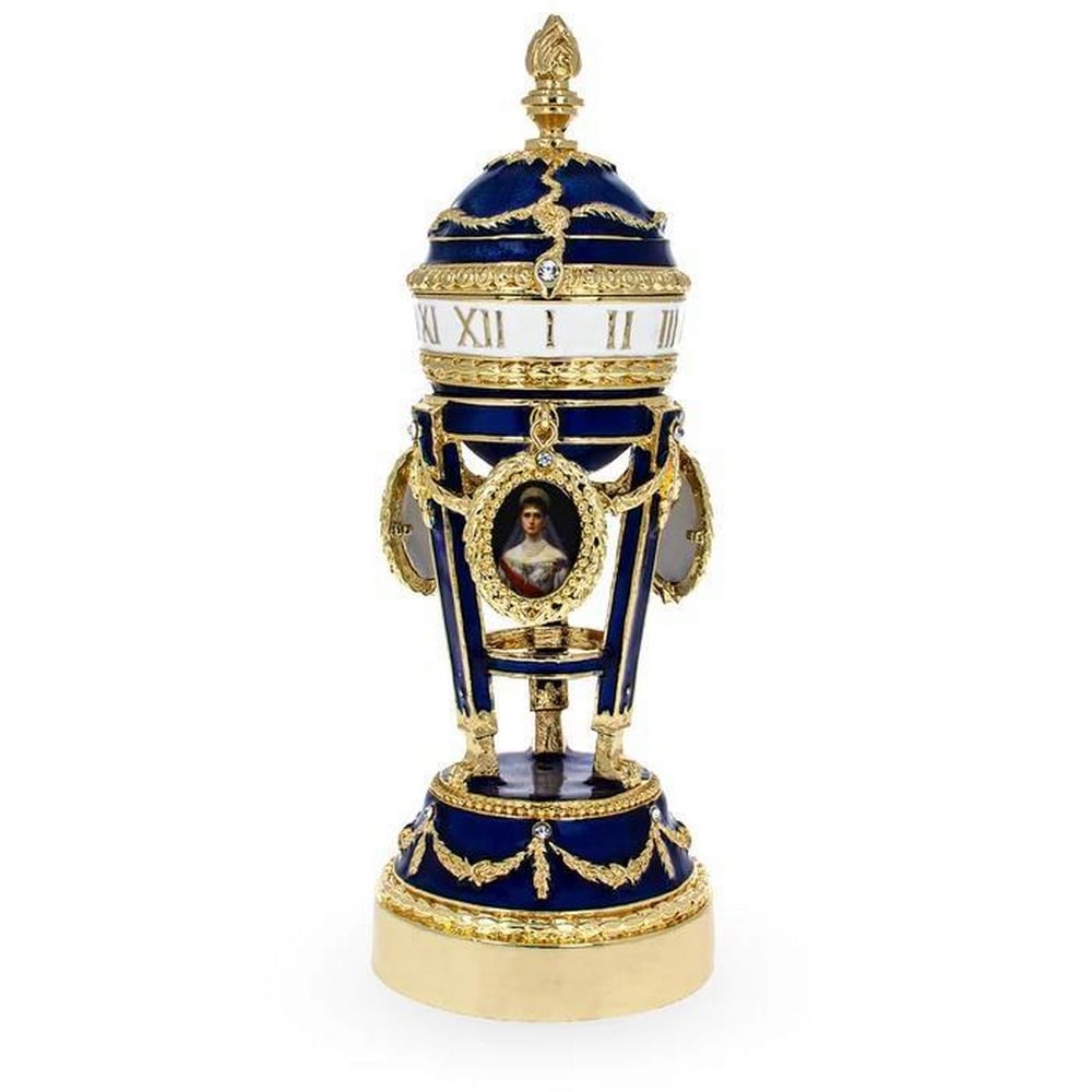 Picture Frames on Clock Royal Inspired Faberge Egg (1 of 4)