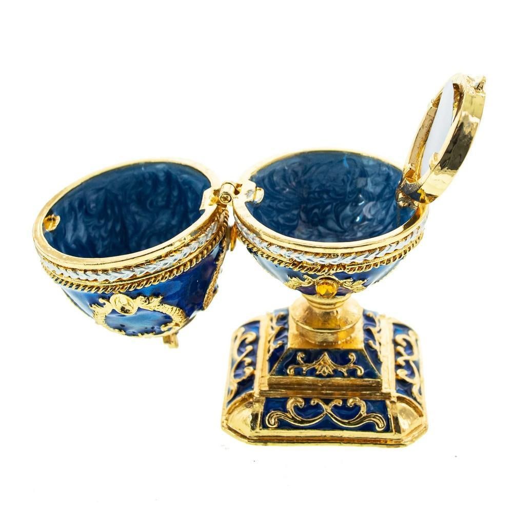 Regal Inspired Blue Scrolls Easter Egg - 3