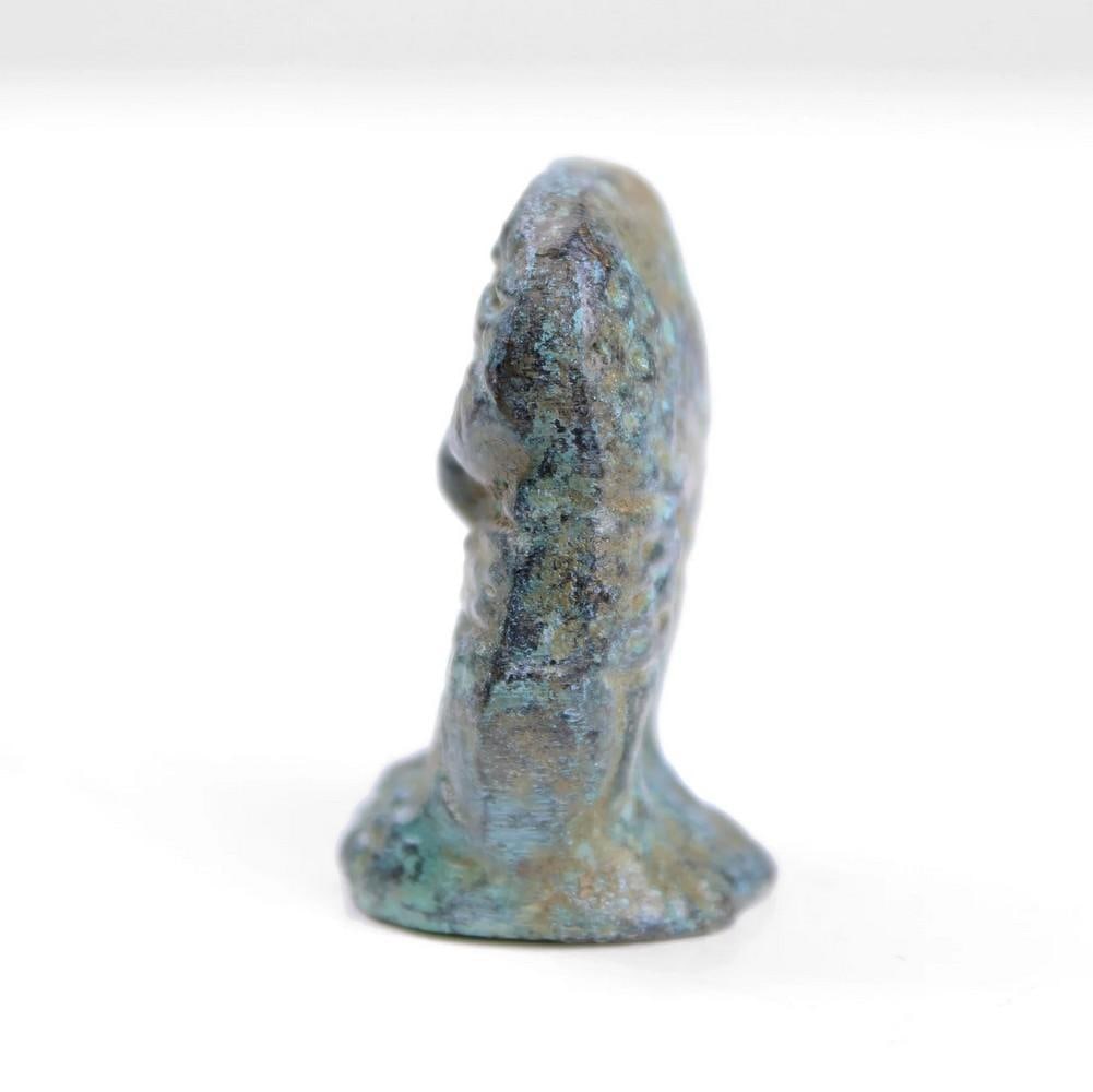 Aged Copper Owl Statue - (0.13lbs) - 2