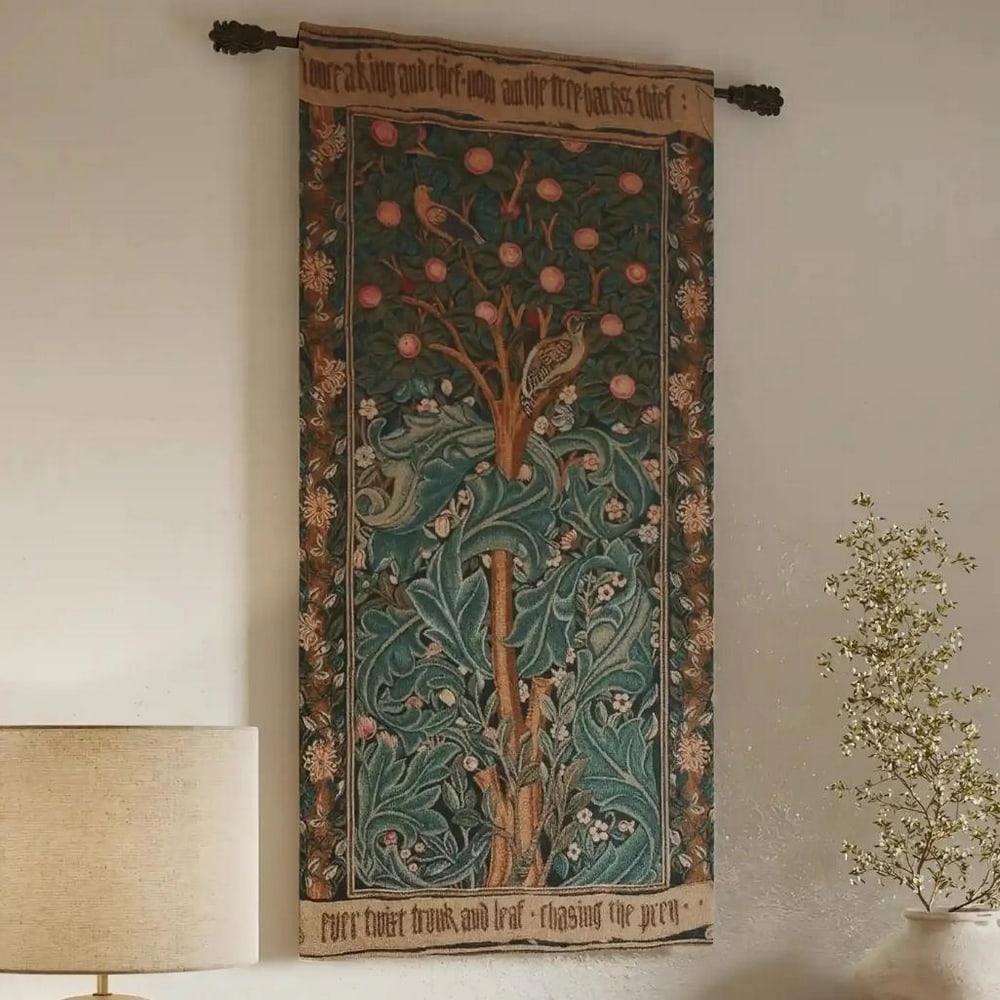 The Woodpecker Verse Inspired Wall Tapestry - 4