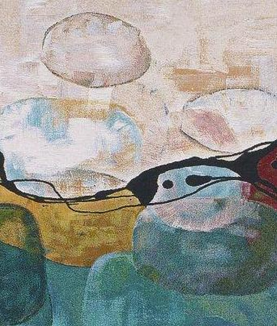 Composition Seven Inspired Wall Tapestry - 2
