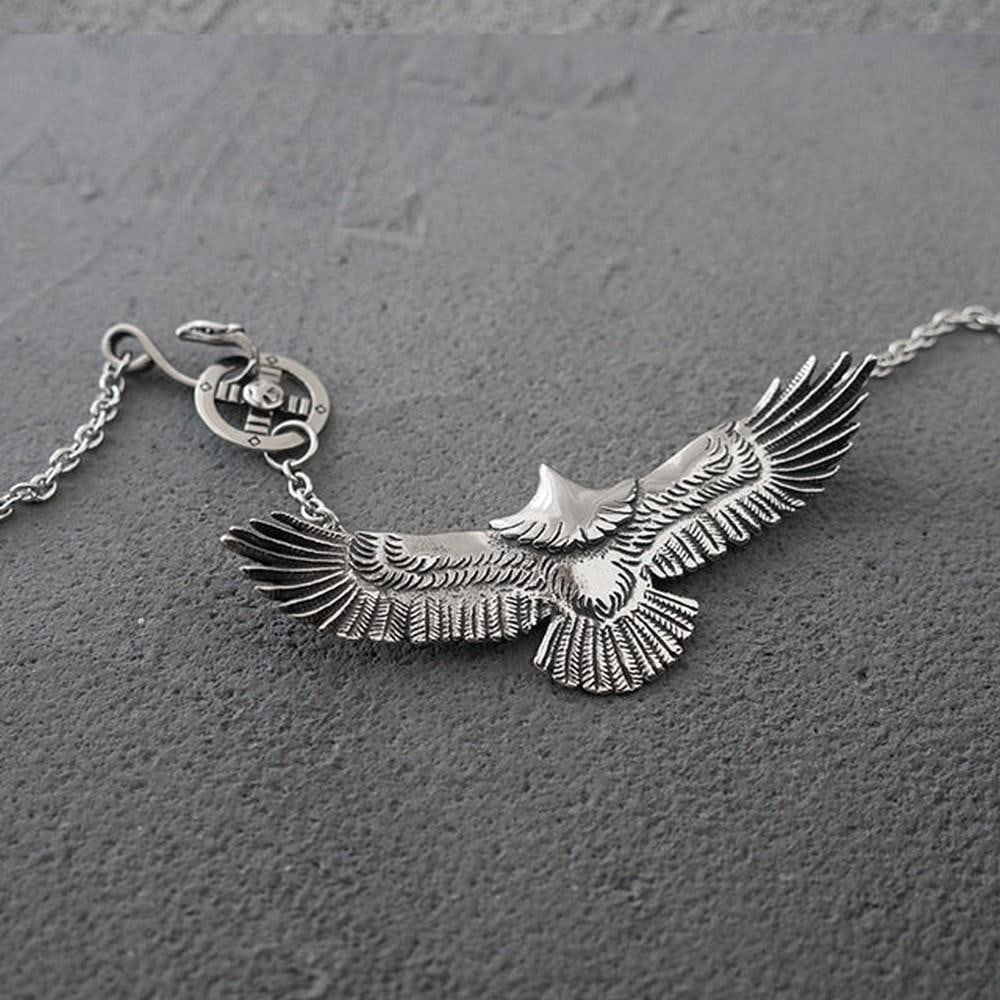 Spread Wings Eagle Choker Necklace - 4