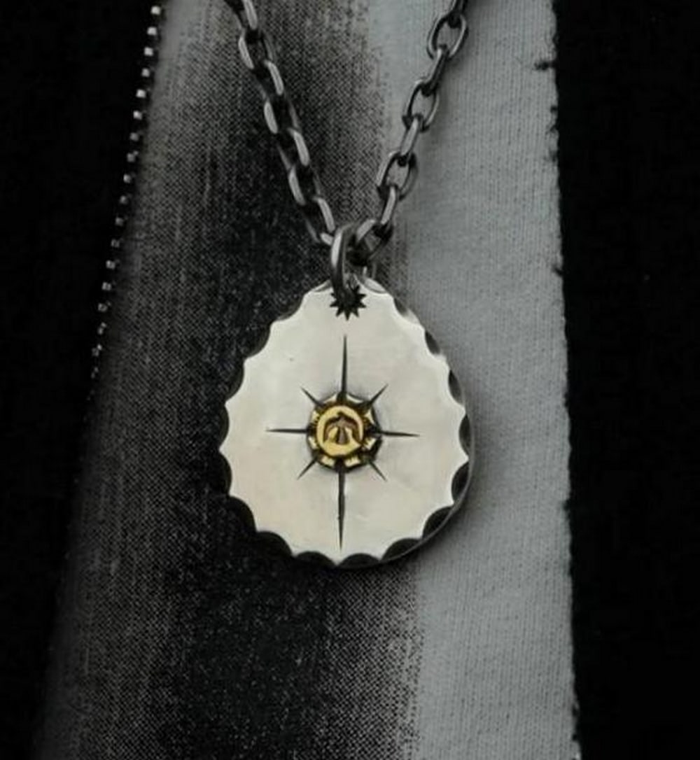 Octagram Eagle Pendant - 2