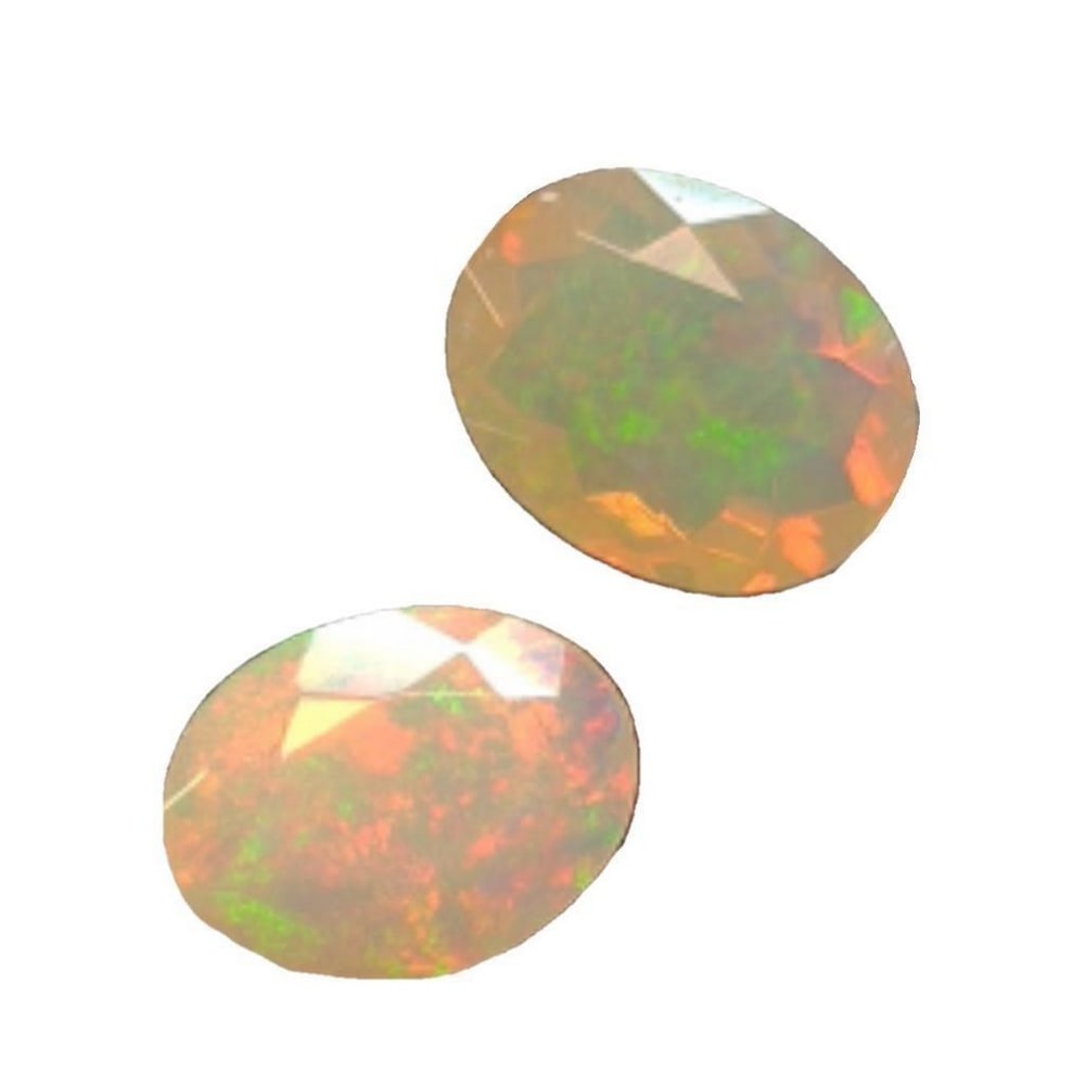 0.85ct Oval Cut Opal Gemstone Pair - 2