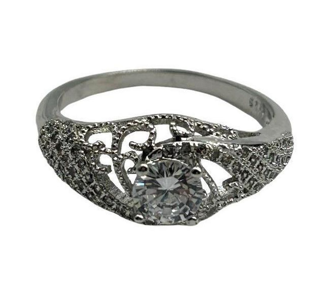 Size 10 CZ Plated Special Occasion Women's Ring: Size 10 CZ Plated Special Occasion Women's Ring Designed specifically for special occasions, this ring combines exquisite craftsmanship with high-quality materials to create a stunning accessory t