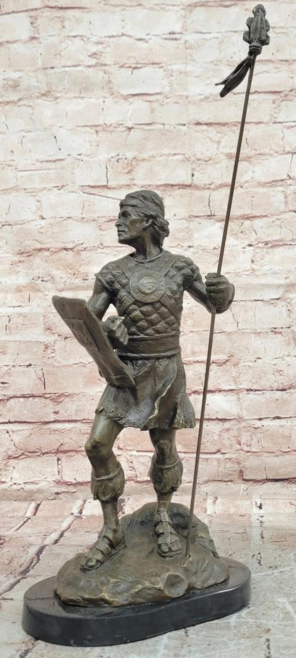 Celtic Warrior Original Bronze Statue – 18" x 7.5" (1 of 6)