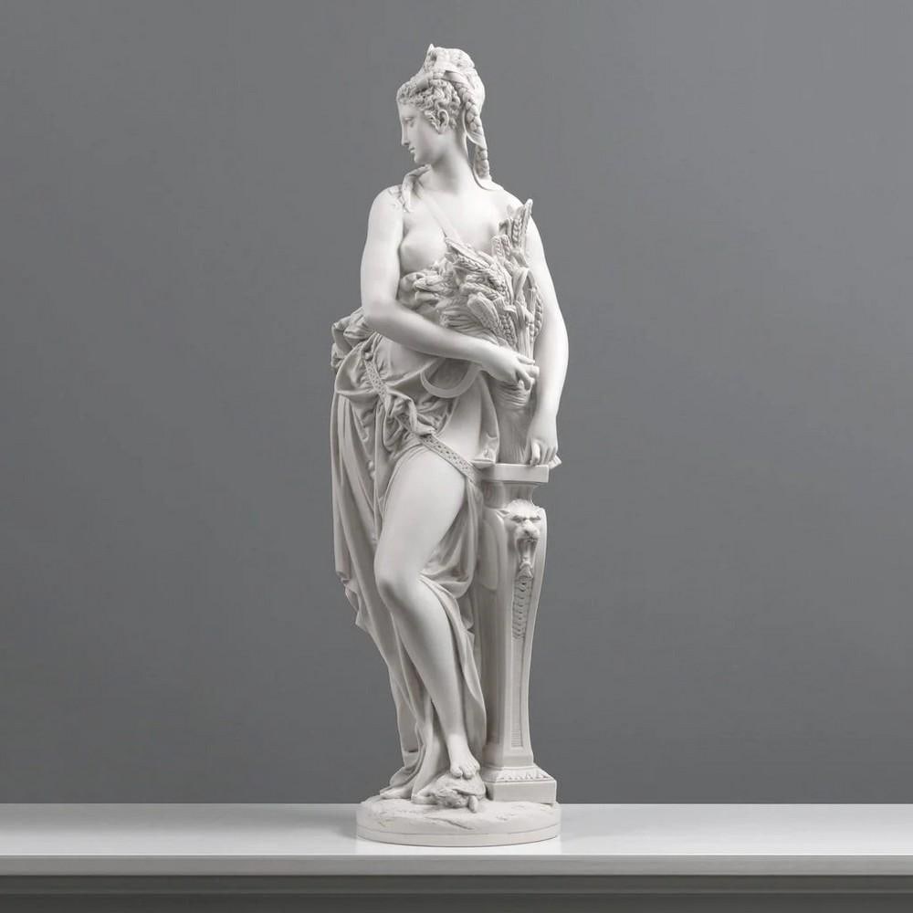 Harvest Goddess Statue - Ceres & Demeter Reproduction - (41.8lbs): Harvest Goddess Statue - Ceres & Demeter Reproduction - (41.8lbs) Crafted in the likeness of a Renaissance masterpiece found in Rome, the Harvest Goddess Statue portrays Ceres and Demeter with exq