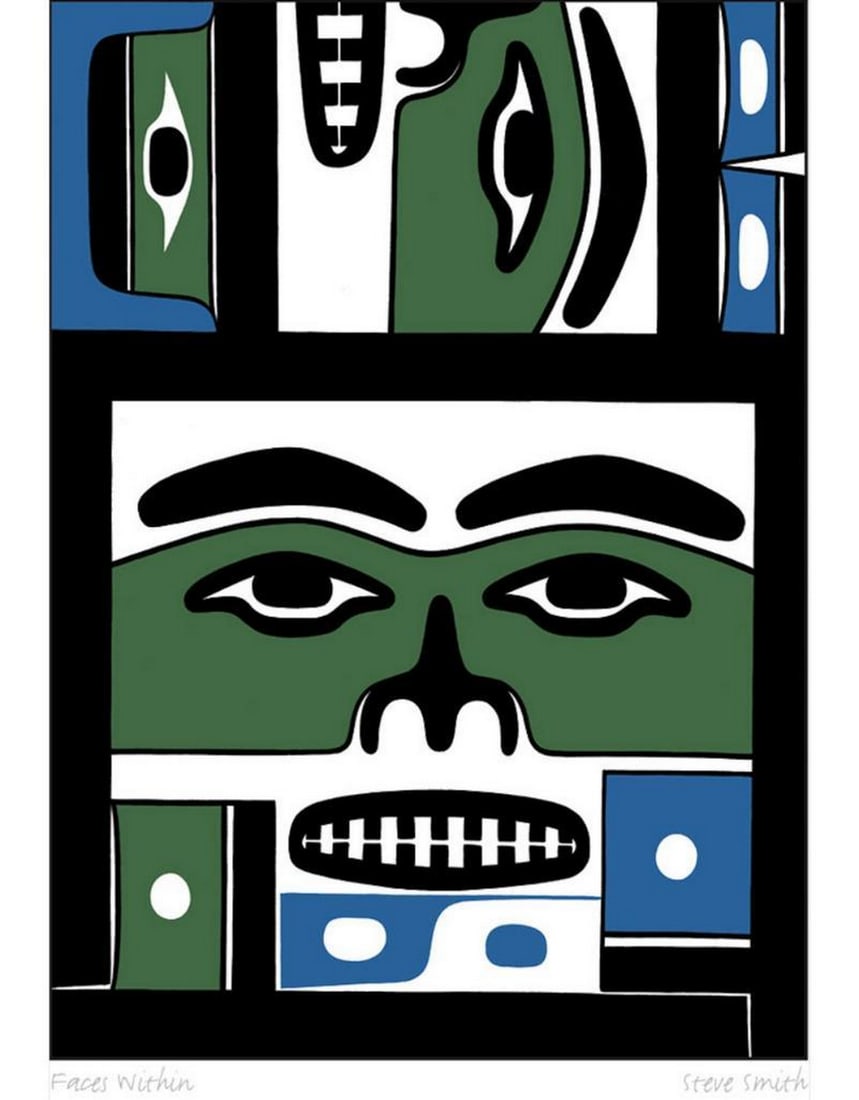 14" x 12" Faces Within by Steve Smith Framed Print (1 of 1)