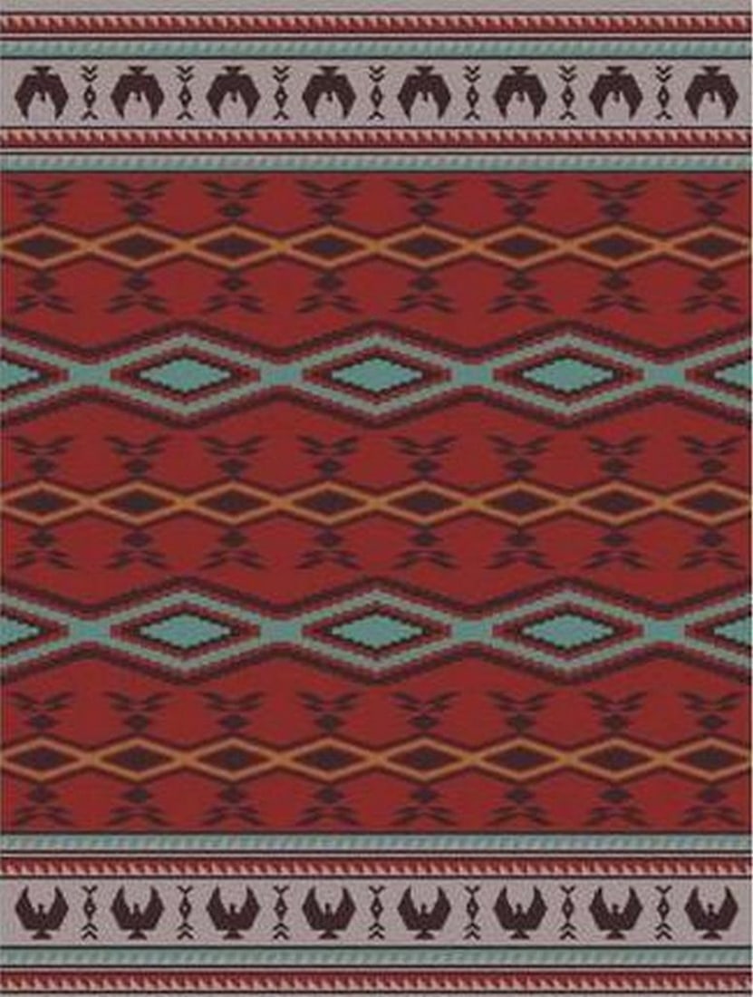 Sky Spirit Weave: Salish Weaving Collection Indigenous Blanket - 80" x 60": Sky Spirit Weave: Salish Weaving Collection Indigenous Blanket - 80" x 60" Elevate your surroundings with the Sky Spirit Weave: Salish Weaving Collection Indigenous Blanket, a cultural masterp