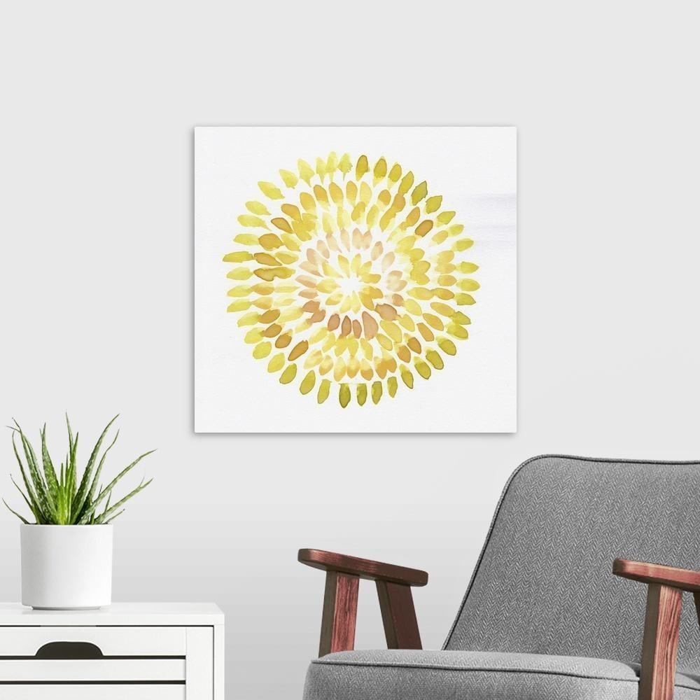 Burst Abstract V Canvas Reproduction - 2