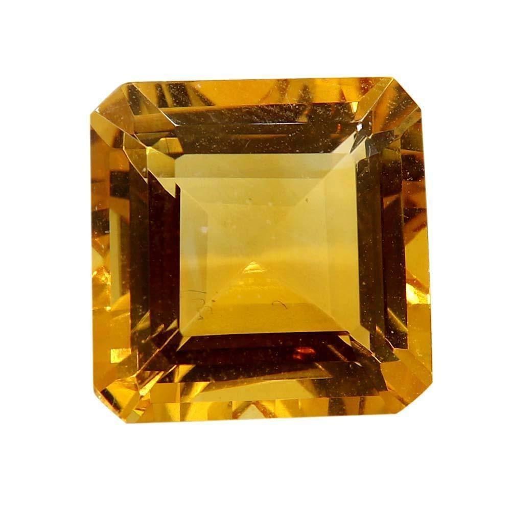 Citrine Octagon Faceted Gem (1 of 1)