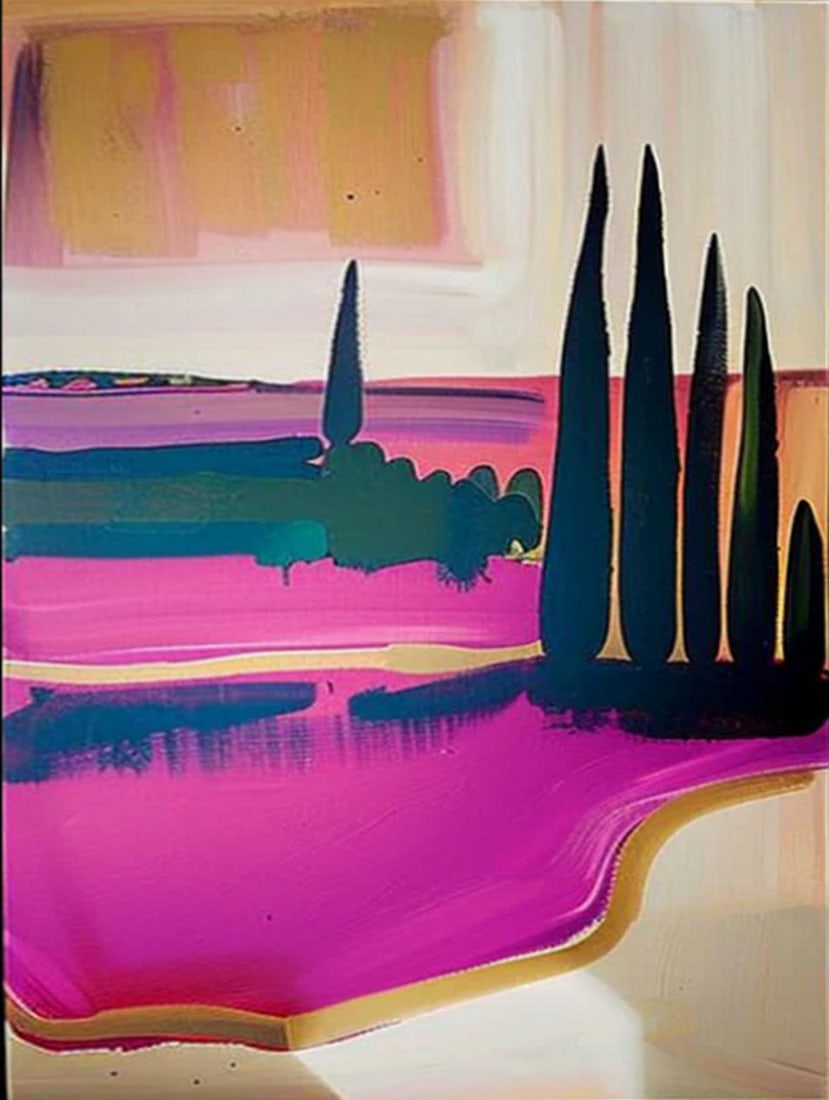 Between Light and Shadow Abstract Painting - 2