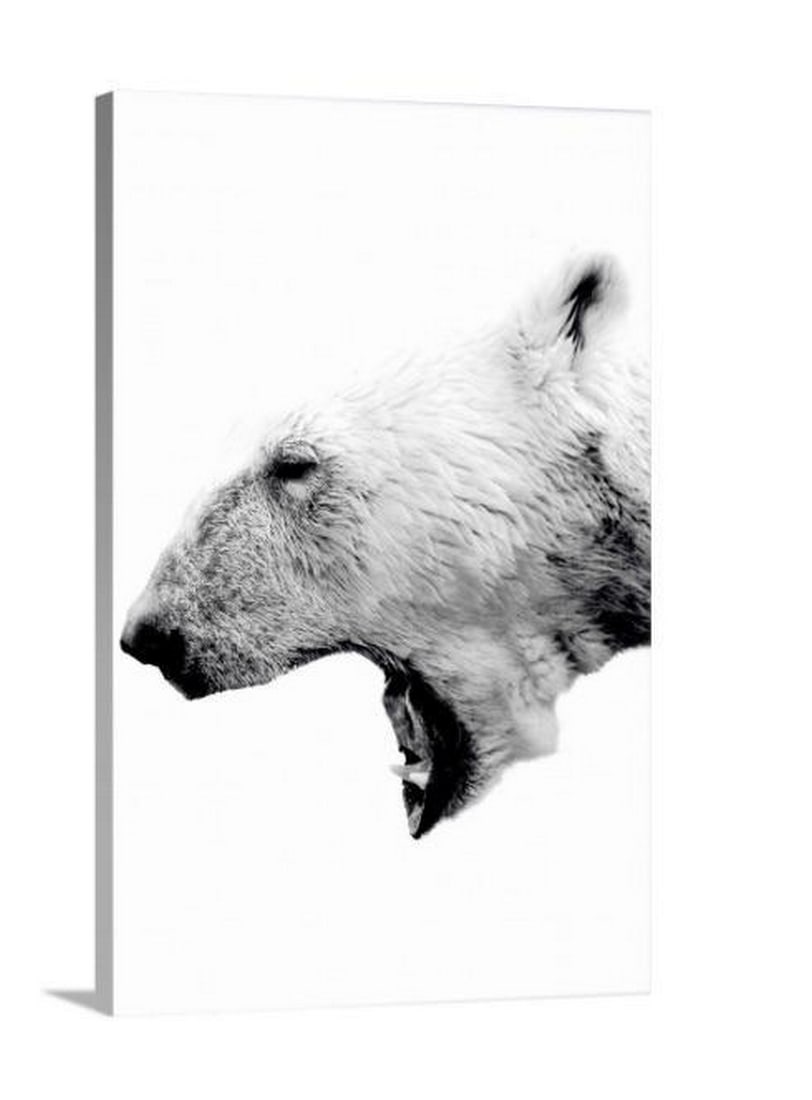 Polar Bear Canvas Reproduction Print: Polar Bear Canvas Reproduction Print Wouter Rikken’s artwork can be described as imaginative and unique. Influenced by everything that surrounds him, each photo tells a unique story with
