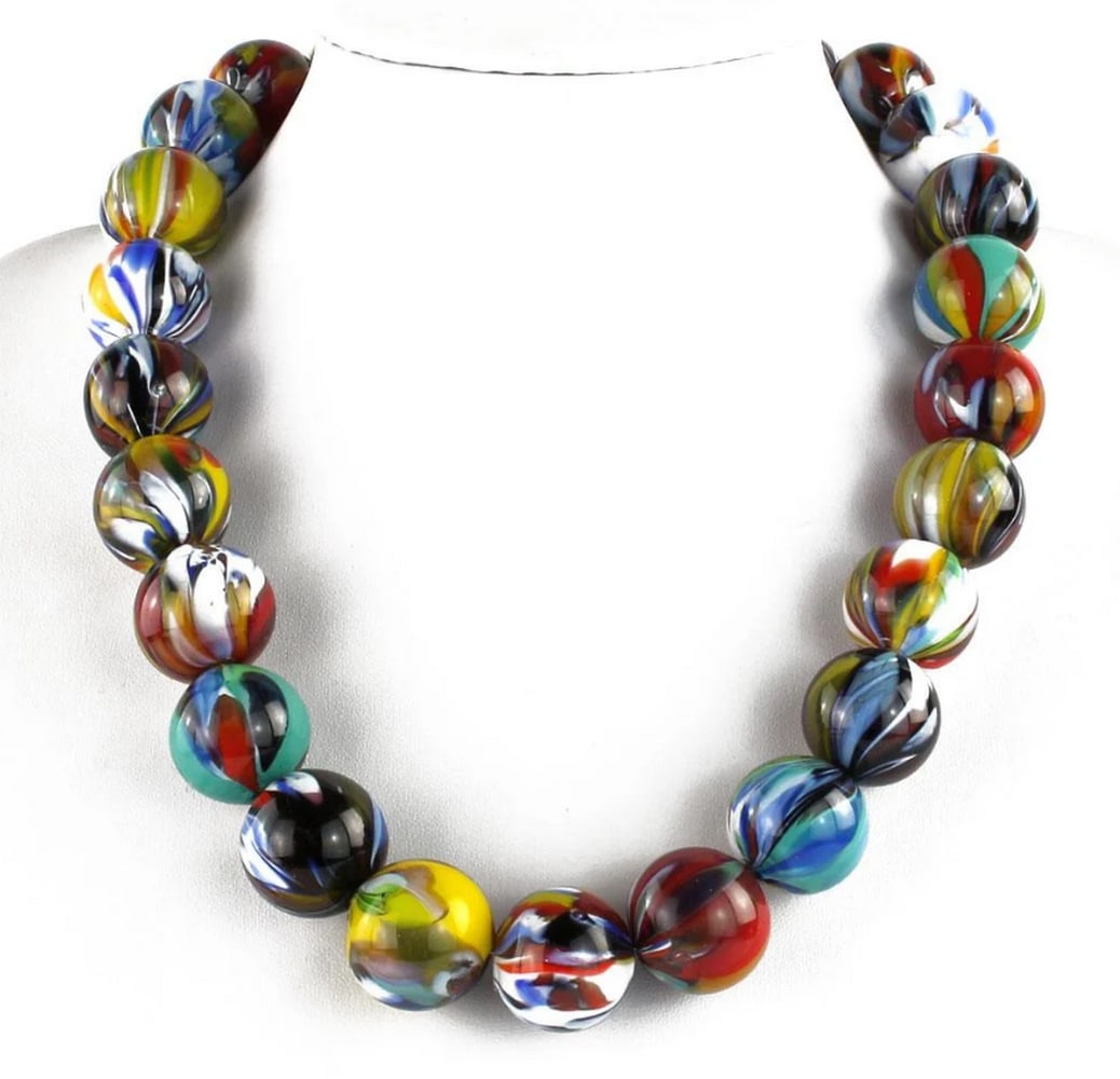 Tintor – Murano Glass Bead Necklace (1 of 4)