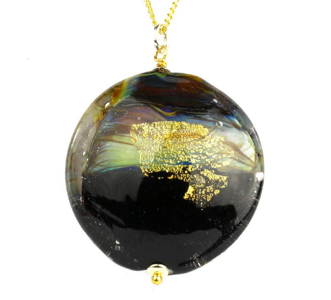 Venetian Glass Osiris Murano Glass Pendant Necklace (1 of 2)