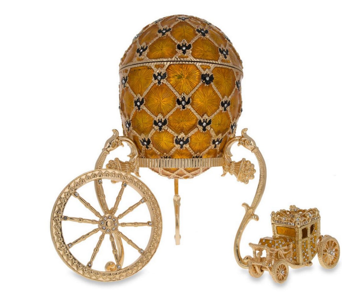 1897 Imperial Coronation Royal Russian Inspired Egg - 2