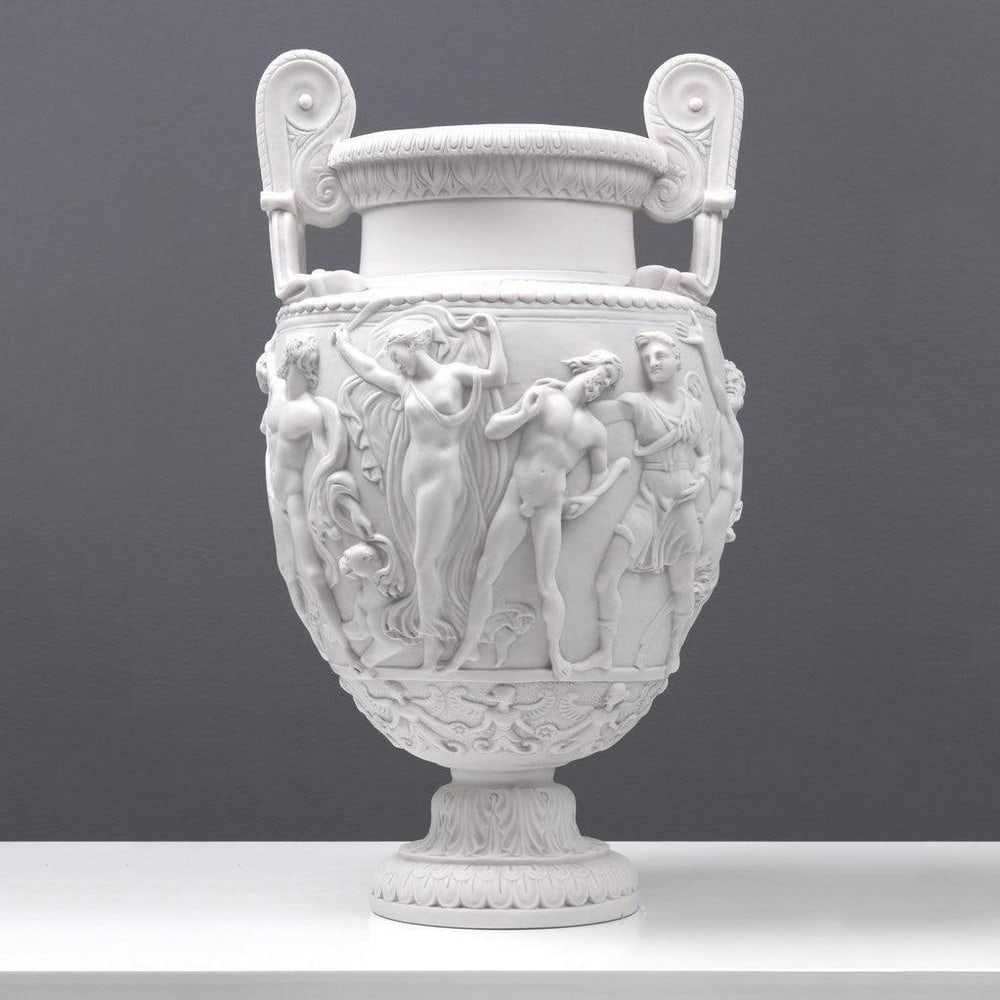 Classic Marble Vase Sculpture: Classic Marble Vase Sculpture The Charles Townley vase is a marble sculpture dating back to the Roman period in the 2nd century AD. It was discovered at a villa near Rome, specifically at Monte Cagnol