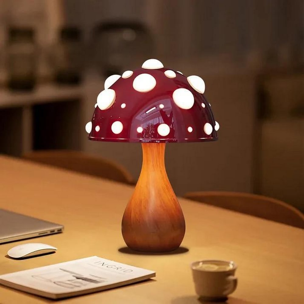 Mushroom-Shaped LED Table Lamp - 3