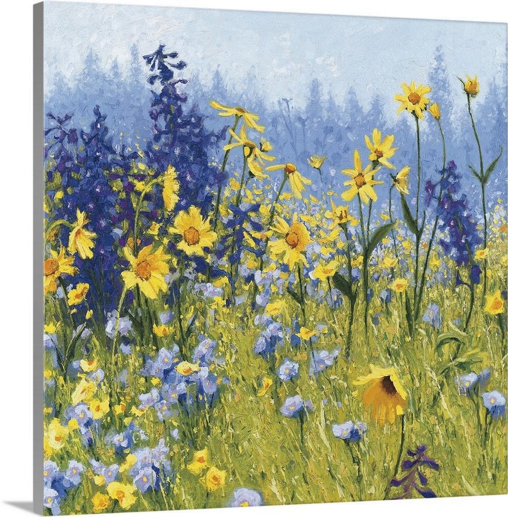 Joyful in July III Canvas Reproduction By Shirley Novak (1 of 3)
