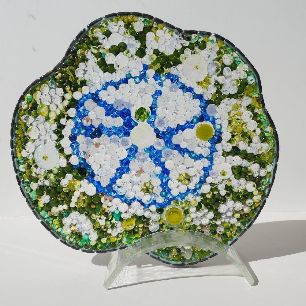 Kiln Sculptured Glass Art ‘Oak Stem’ by Sharon Korek (1 of 1)