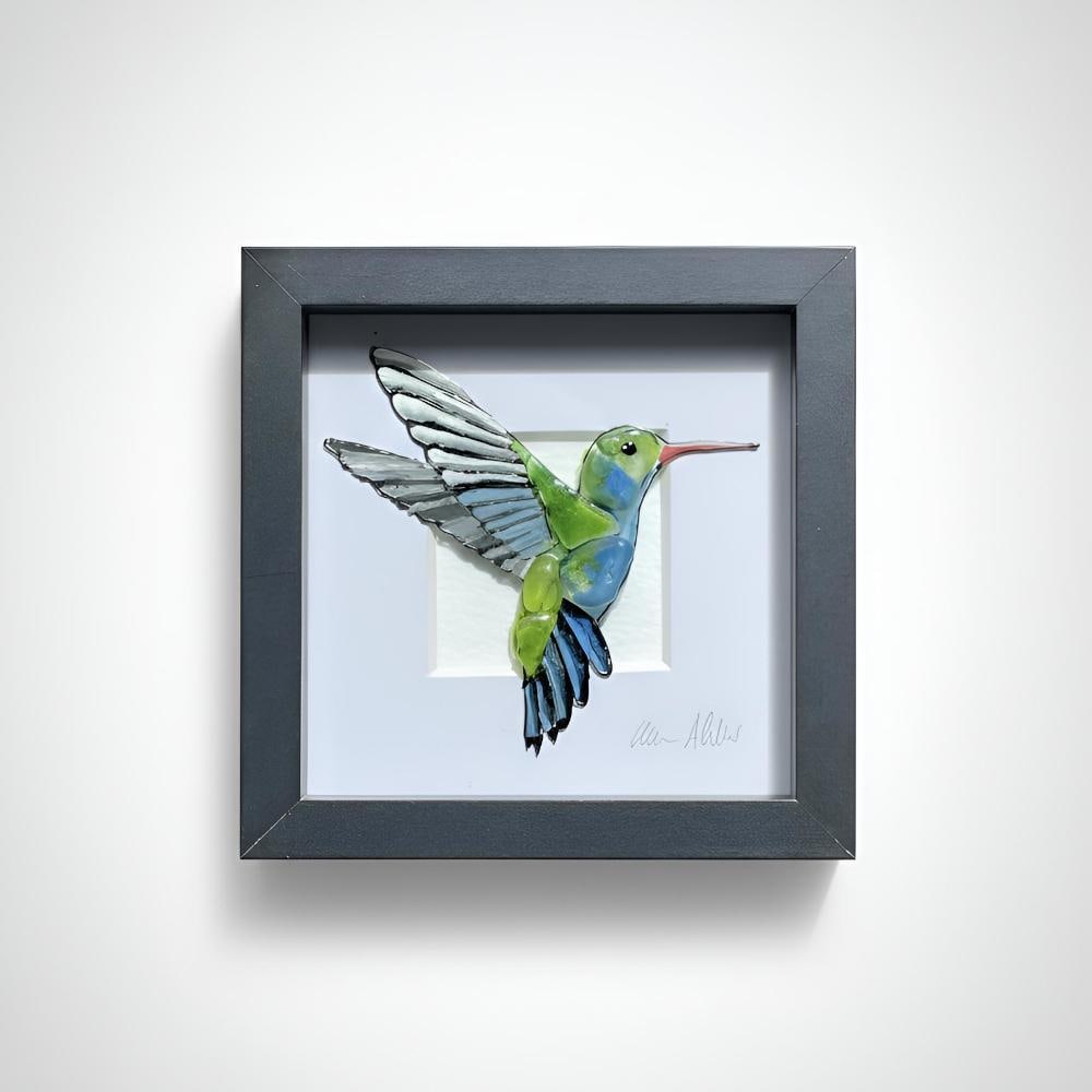 Sea Glass Art ‘Hummingbird’ by Sea on Glass (1 of 2)