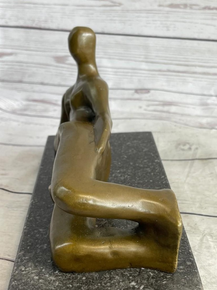 Modern Abstract Figure Bronze Sculpture - 5