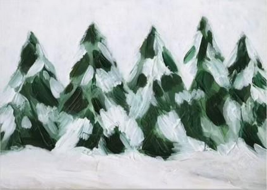Serene Winter Woods Canvas Print (1 of 2)