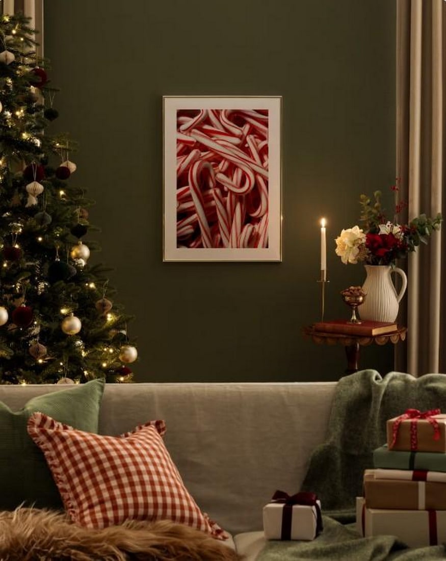 Peppermint Holiday Poster Print - 2