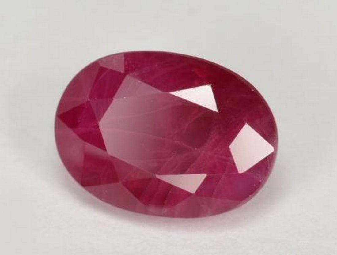 1.27ct Natural Pinkish Red Ruby, Oval, VS-SI, Myanmar - 2