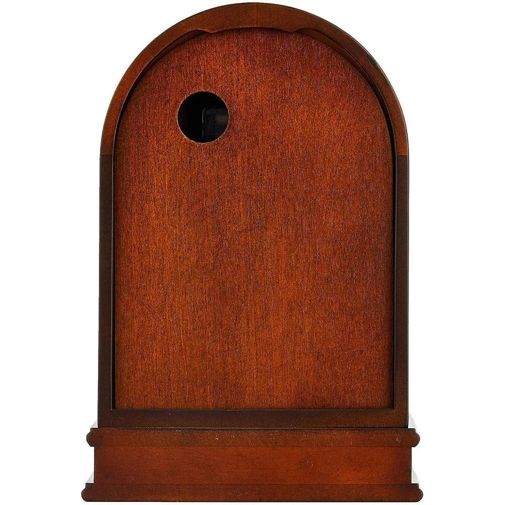 Bulova Hardwick Walnut Table Clock - 2