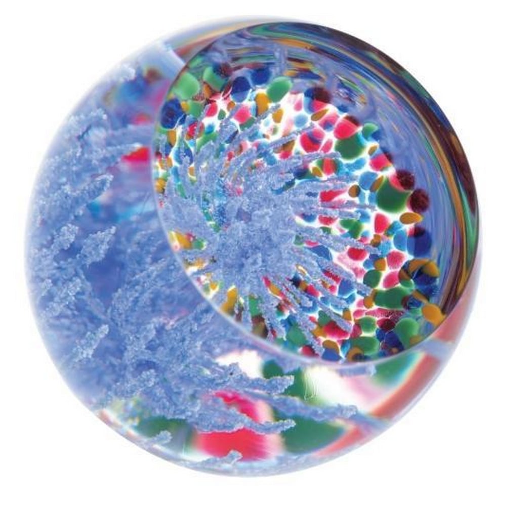 Celestial Carnival Crystal Paperweight - 2