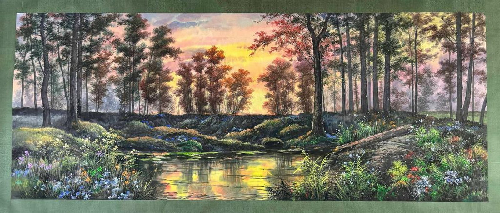 Inspired Forest Reflections on Mounted Paper - 2