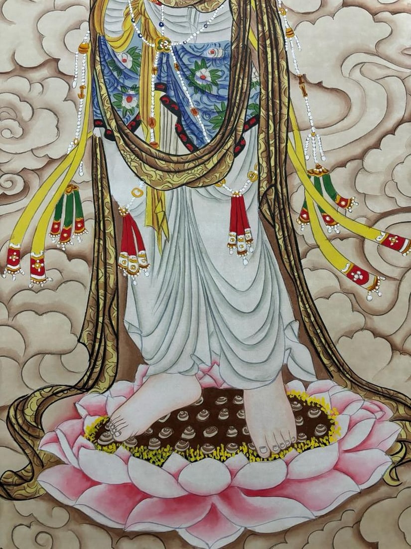 Divine Light Inspired Scroll Painting - 5