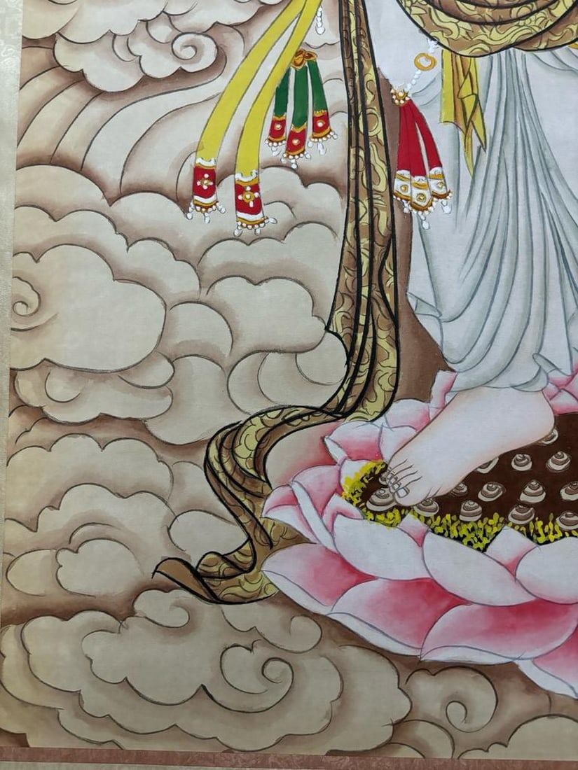 Divine Light Inspired Scroll Painting - 6