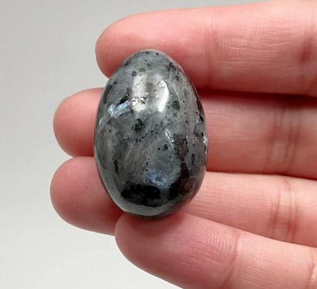 Mystic Stone Larvikite Mini Egg - 2