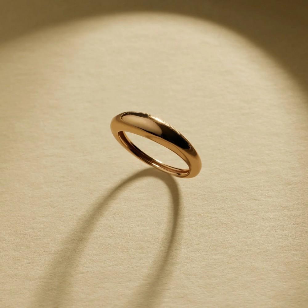Petite Gloss Dome Ring - Size 6 - 2