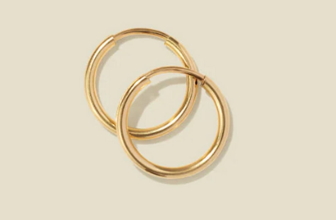 14k Gold Filled Live In Hoop Earrings (1 of 2)
