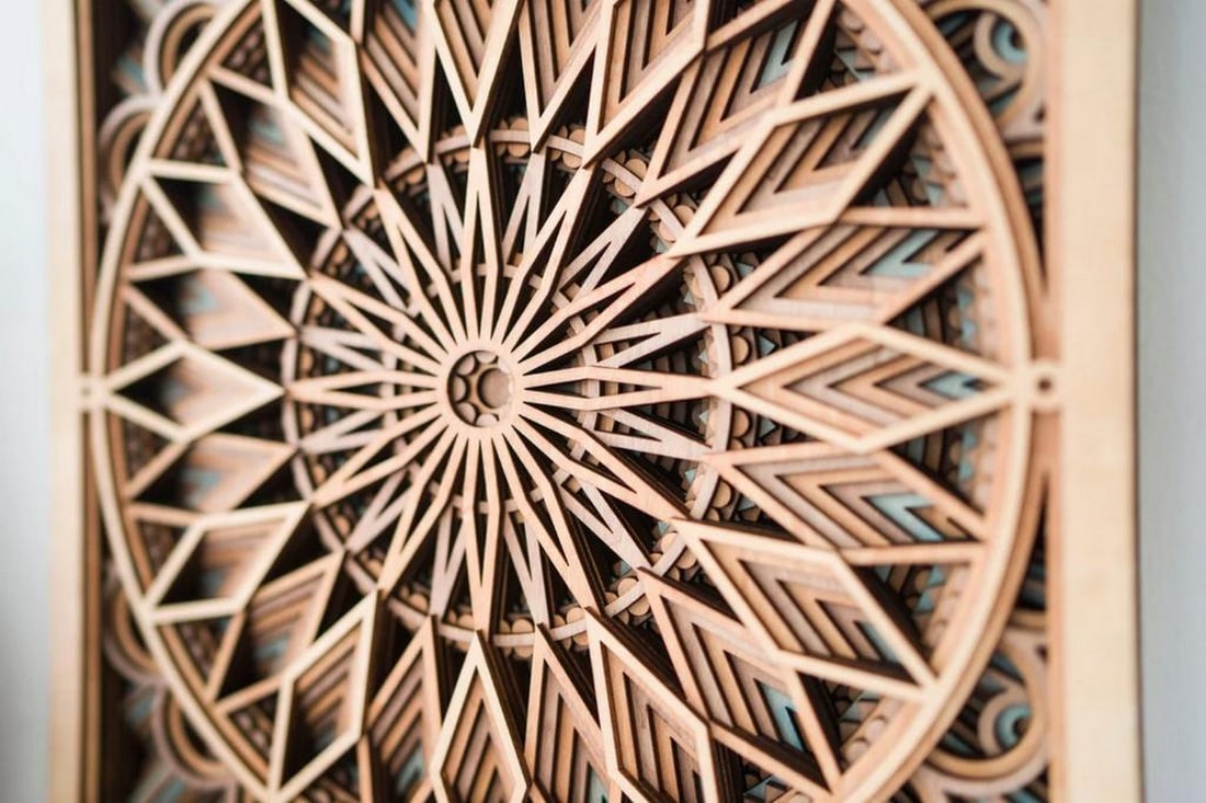 Sacred Heart Mandala Multi-Layer Wall Art - 3