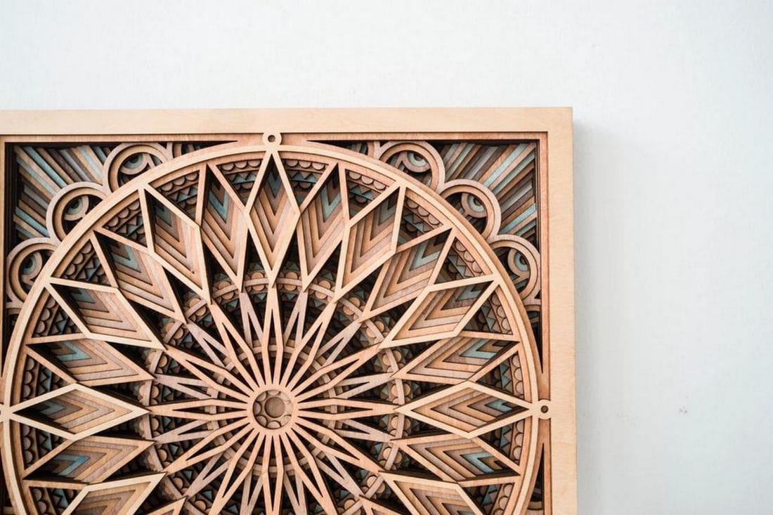Sacred Heart Mandala Multi-Layer Wall Art - 5