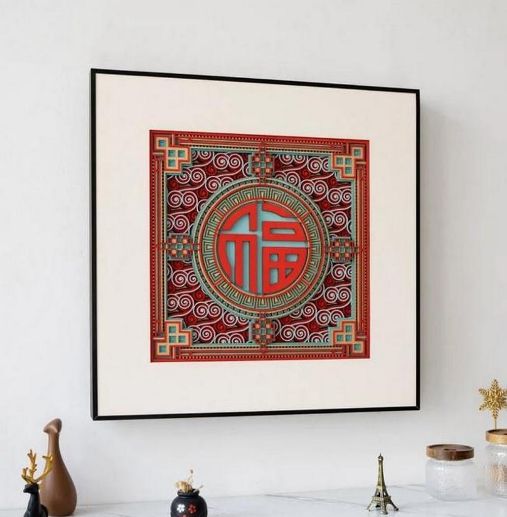 Blessing 3D Multi-Layer Wooden Wall Art - 3