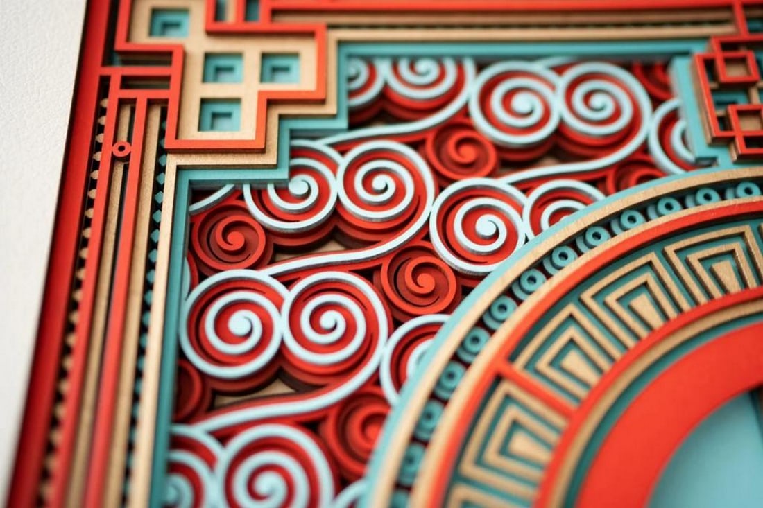 Blessing 3D Multi-Layer Wooden Wall Art - 7