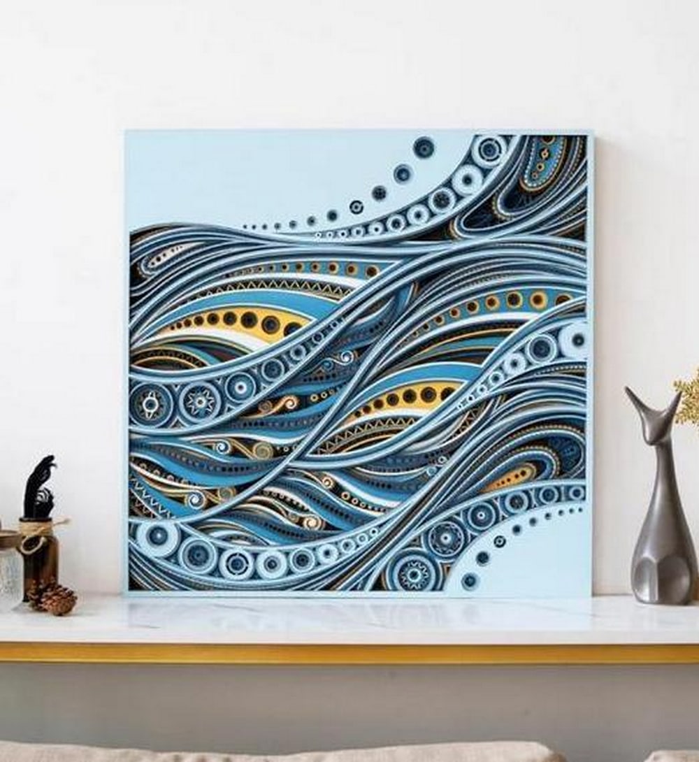 Ethereal Ribbon Multi-Layer Wood Wall Art (1 of 5)