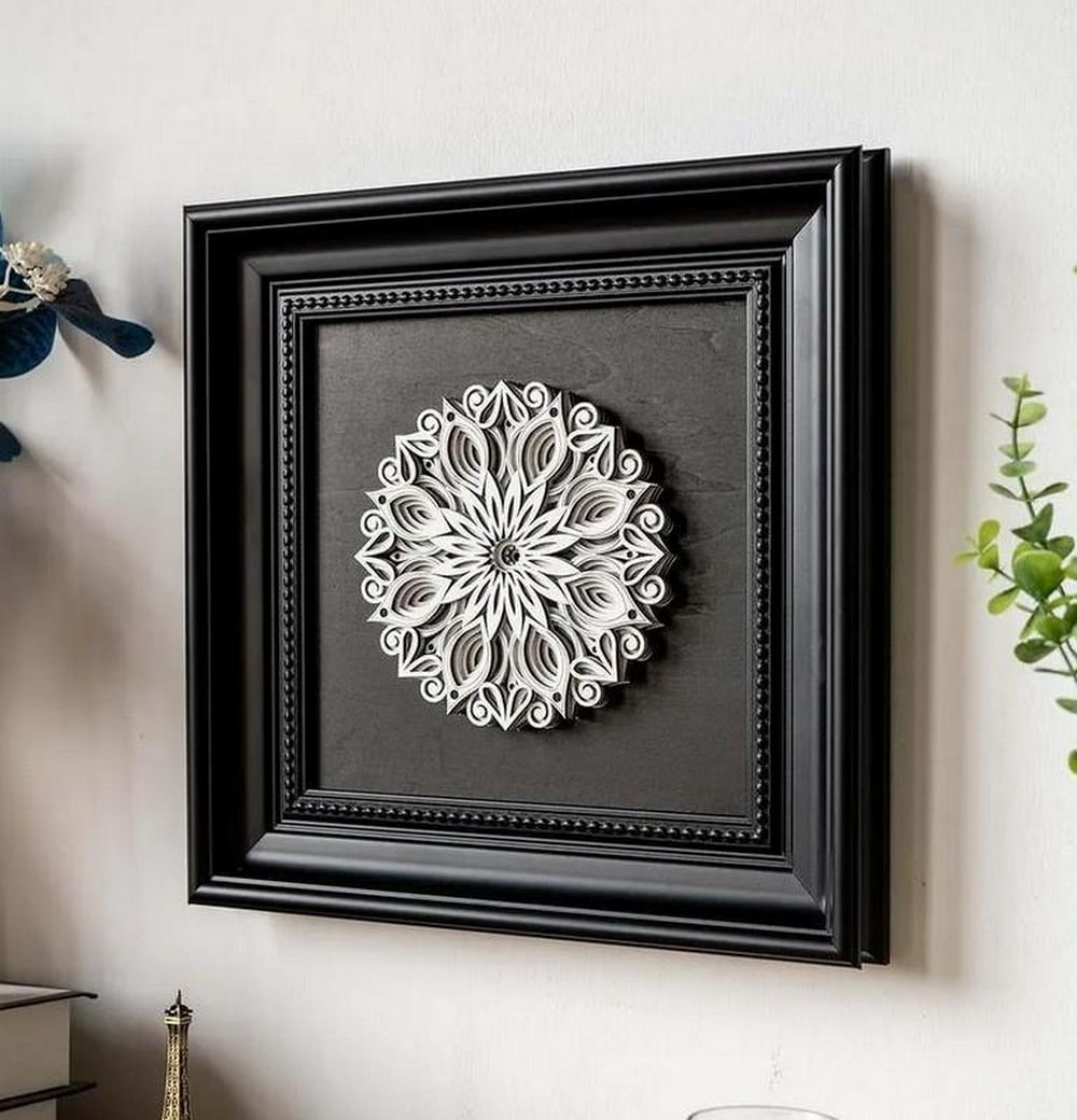 Celestial Harmony Layered Wood Mandala - 4