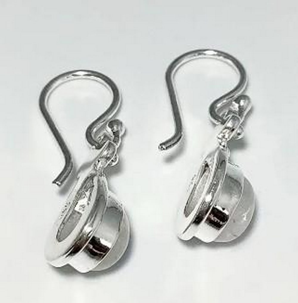Rainbow Moonstone Drop Earrings - 4